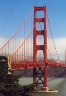 San Francisco a proslul Golden Gate Bridge (Foto Jan Vestk)